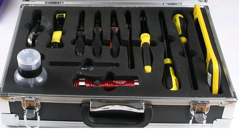 Image of 25PCS fiber optic cable connecting box Ftth optical cableconstruction tools set and fiber optic construction toolbox by DHL