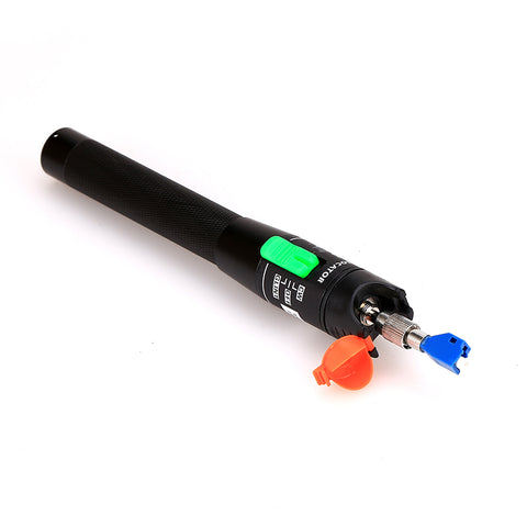Image of 30MW Metal Fiber Optic Visual Fault Locator Red Laser Cable Tester Test Tool with LC/SC/ST/FC Adapter for CATV