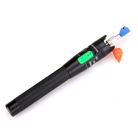 Image of 30MW Metal Fiber Optic Visual Fault Locator Red Laser Cable Tester Test Tool with LC/SC/ST/FC Adapter for CATV