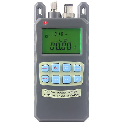 Image of All-IN-ONE Fiber optical power meter -70 to +10dBm1mw 5km Fiber Optic Cable Tester Visual Fault Locator FTTH Tester Tool