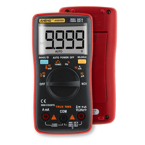 Image of AN8008 Auto Range Digital Multimeter 9999 counts With Backlight