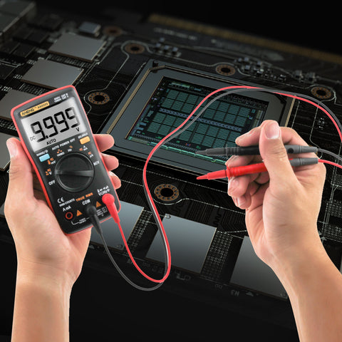 Image of AN8008 Auto Range Digital Multimeter 9999 counts With Backlight