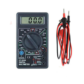 Image of LCD Digital DT-830B Yellow Multimeter