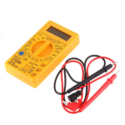 Image of LCD Digital DT-830B Yellow Multimeter