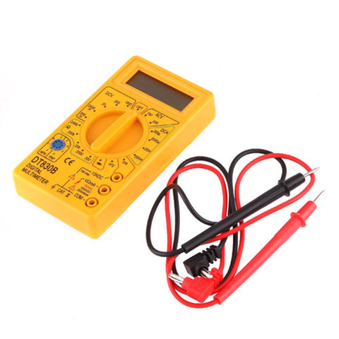 Image of LCD Digital DT-830B Yellow Multimeter
