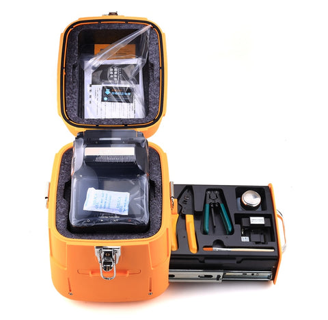 Image of signalfire SM&MM Automatic FTTH Fiber Optic Welding Splicing Machine Optical Fiber Fusion Splicer AI-7