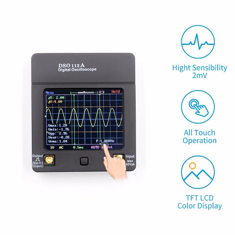 Image of DSO 112A TFT Mini Digital Oscilloscope