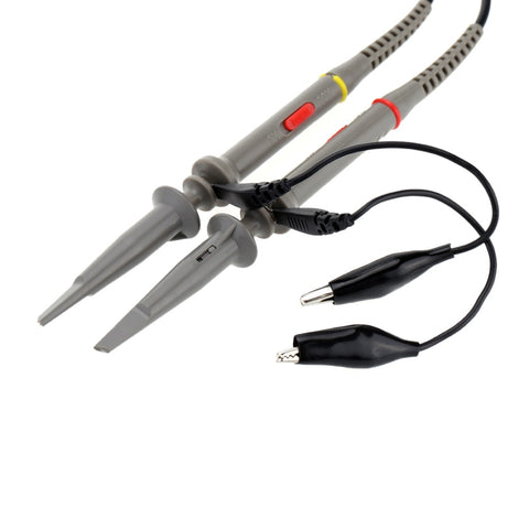 Image of P6100 2Pcs High Precision kit Oscilloscope Probe 1X 10X 100MHz