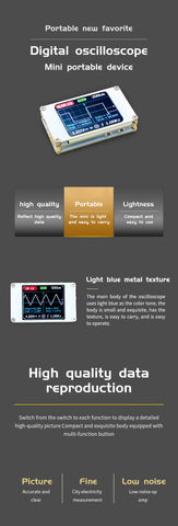 Image of DSO188 Handheld Mini Pocket Portable Ultra-small Digital Oscilloscope