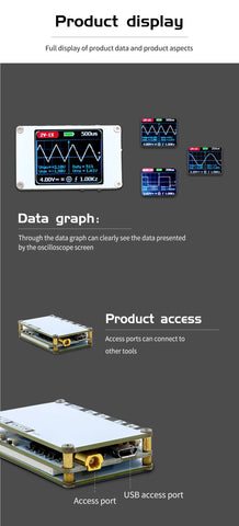 Image of DSO188 Handheld Mini Pocket Portable Ultra-small Digital Oscilloscope