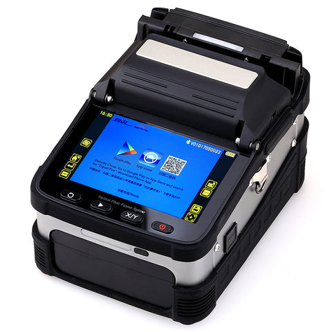 Image of AI-7 SM&MM Automatic FTTH Optical Fiber Fusion Splicer Fiber Optic Splicing Machine Optical Fiber AI-7 Fusion Splicer KELUSHI