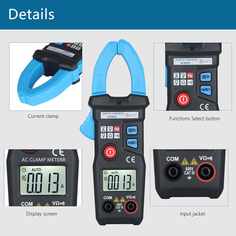 Image of Smart Mini Digital AC Clamp Meter