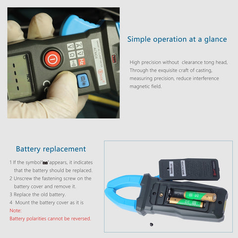 Image of Smart Mini Digital AC Clamp Meter