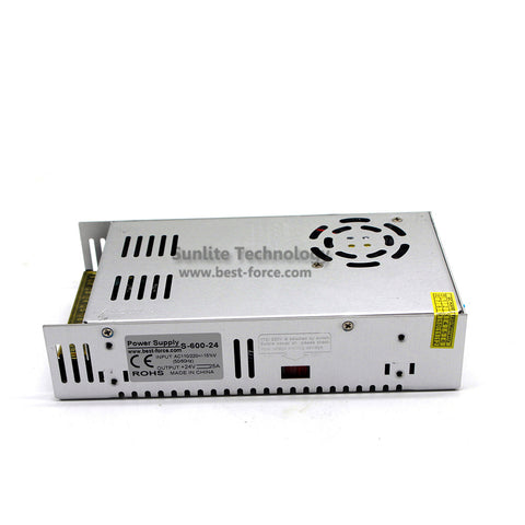 Image of DC Power Supply 24V 25A 600w Led Driver Transformer 110V 220V AC to DC24V