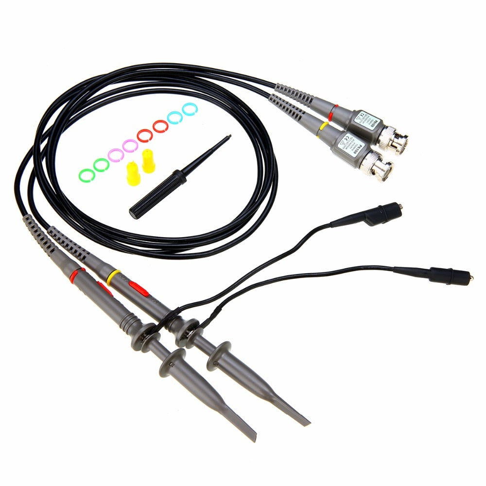 2pcs P6100 BNC Oscilloscope Probe kit 100MHz