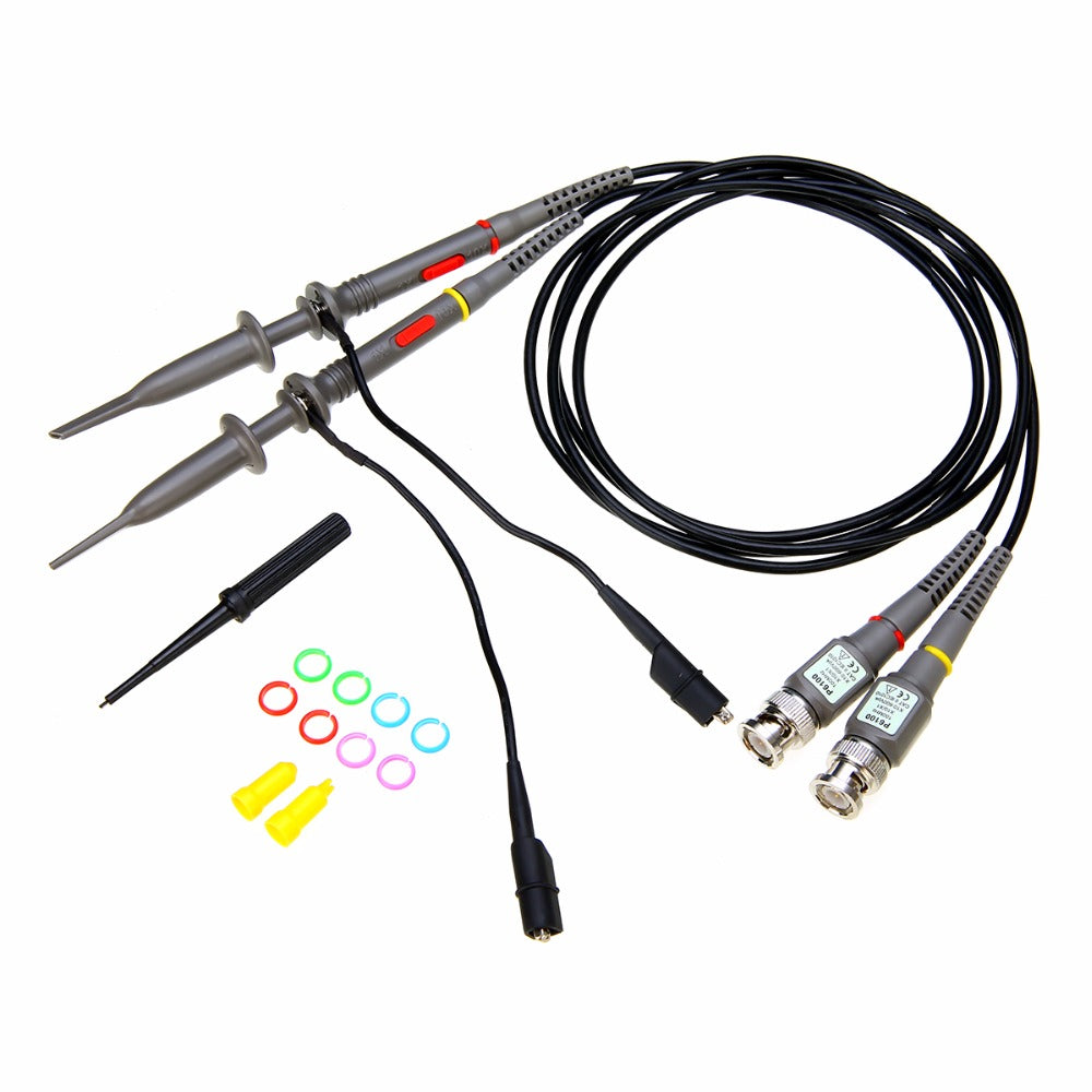 2pcs P6100 BNC Oscilloscope Probe kit 100MHz