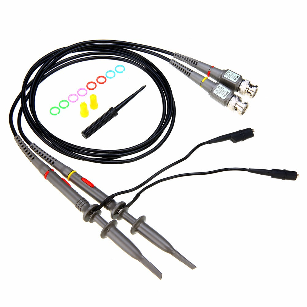 2pcs P6100 BNC Oscilloscope Probe kit 100MHz