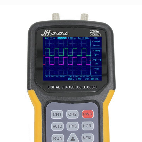 Image of JDS2022A Double-channel handheld Digital oscilloscope 20MHz Bandwidth 200MSa/s,automotive oscilloscope