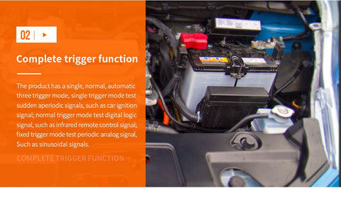 Image of DSO Handheld mini portable digital oscilloscope 30M bandwidth 200Mbps sampling rate