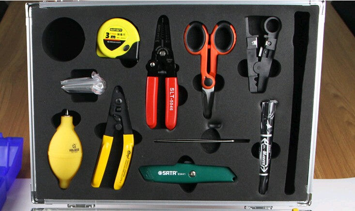 Optical Tool Box 25PCS fiber optic cable connecting box Ftth optical cableconstruction ...