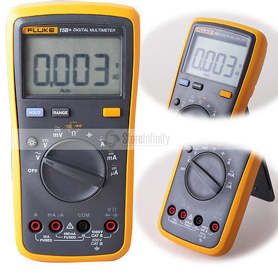 Image of Fluke 15B+ Plus Auto Range Digital Probe Multimeter