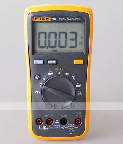 Image of Fluke 15B+ Plus Auto Range Digital Probe Multimeter