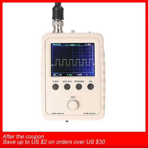 Image of Digital Oscilloscope DIY Kit Parts with Case