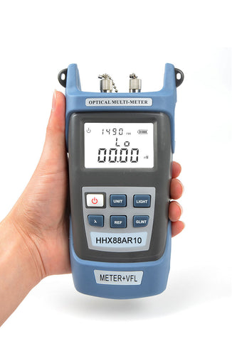 Image of Portable Optical Power Meter, 10mw 15km Red Laser Visual Fault Locator Tester Tool