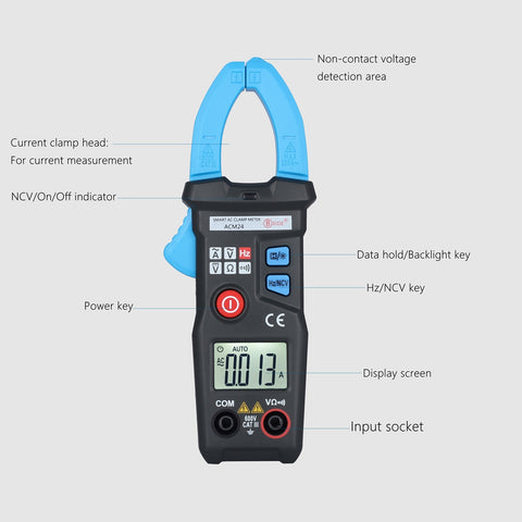 Image of Smart Mini Digital AC Clamp Meter