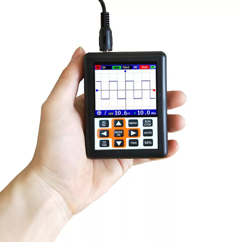 DSO Handheld mini portable digital oscilloscope 30M bandwidth 200Mbps sampling rate
